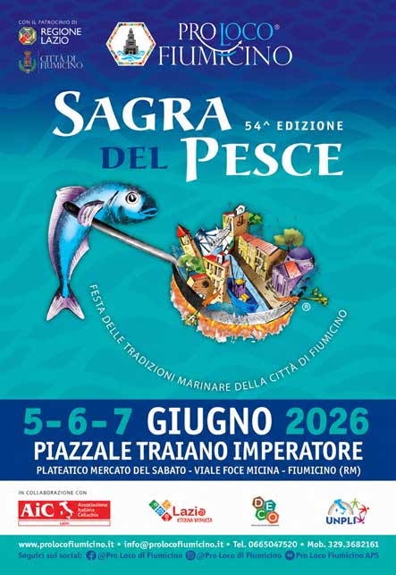 locandina sagra pesce fiumicino